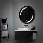 Specchio LED Rotondo | Pulsante touch | Luce bianca neutra - Reyze Serie Salono Modello 3